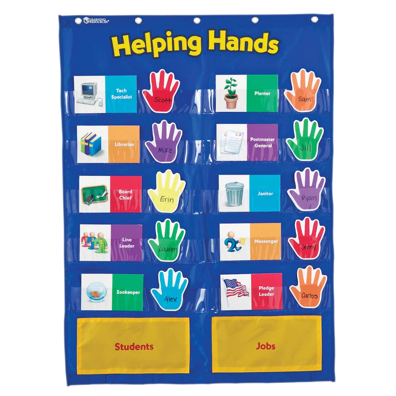 Learning Resources&#xAE; Helping Hands Pocket Chart